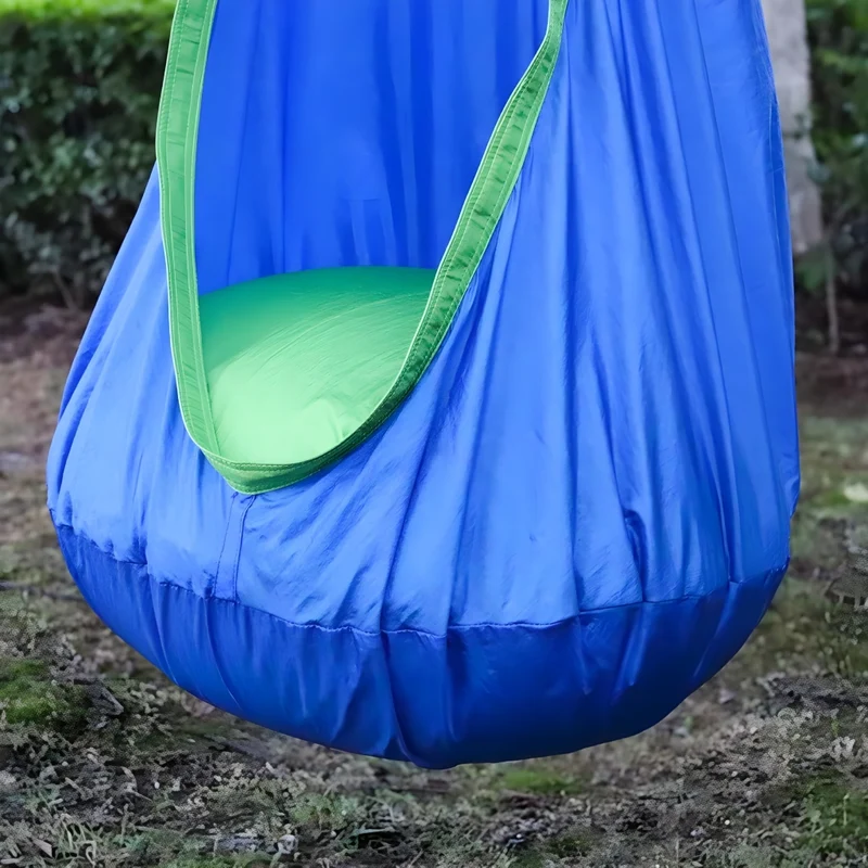Miomu Asiento de Columpio con Forma de Capullo Sensorial de Jardín para Niños