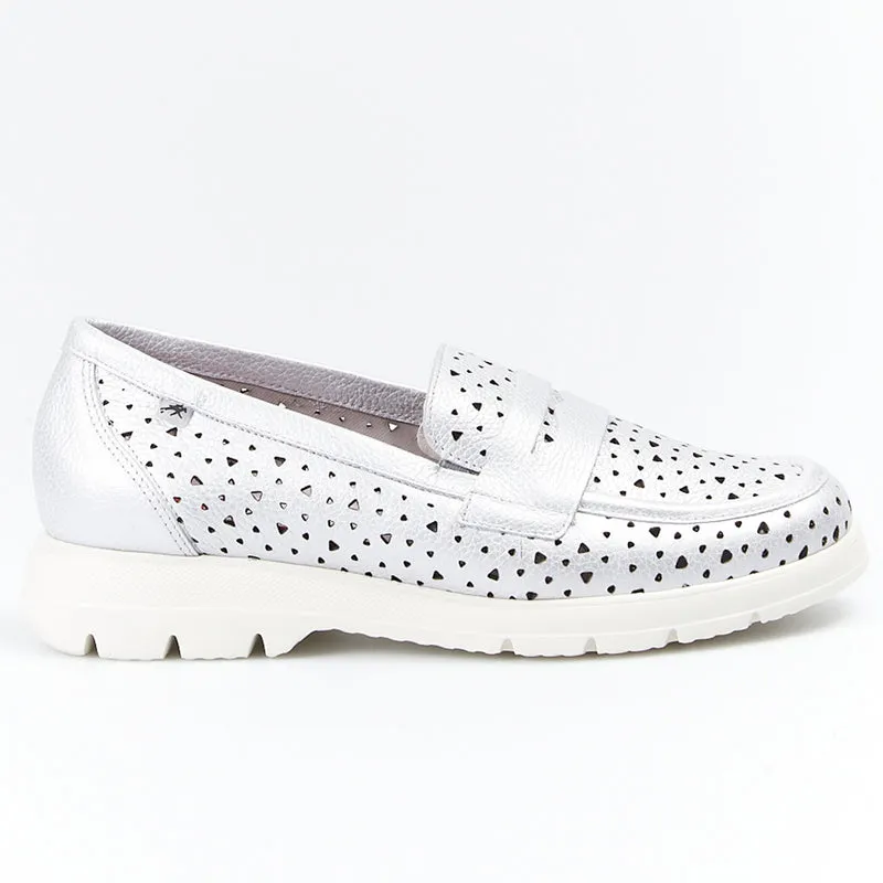Mocasines Fluchos Gladis F1685 Plata
