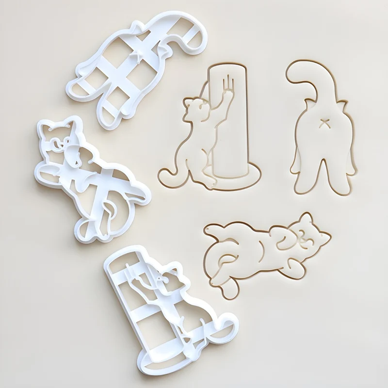 Miomu Set de Cortadores de Galletas, Huellitas Dulces