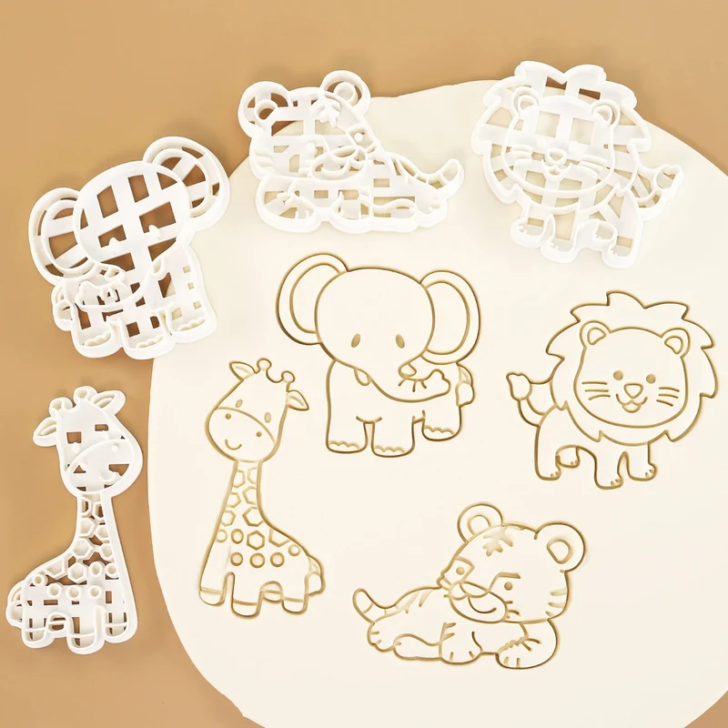 Miomu Set de Cortadores de Galletas, Huellitas Dulces