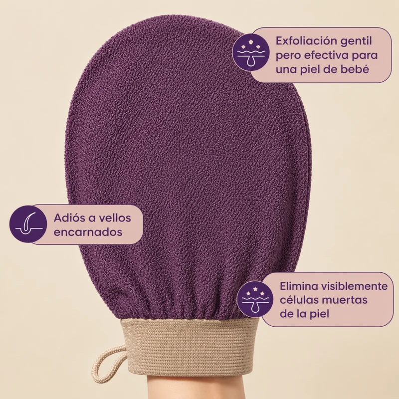 Miomu Guante Exfoliante para Ducha
