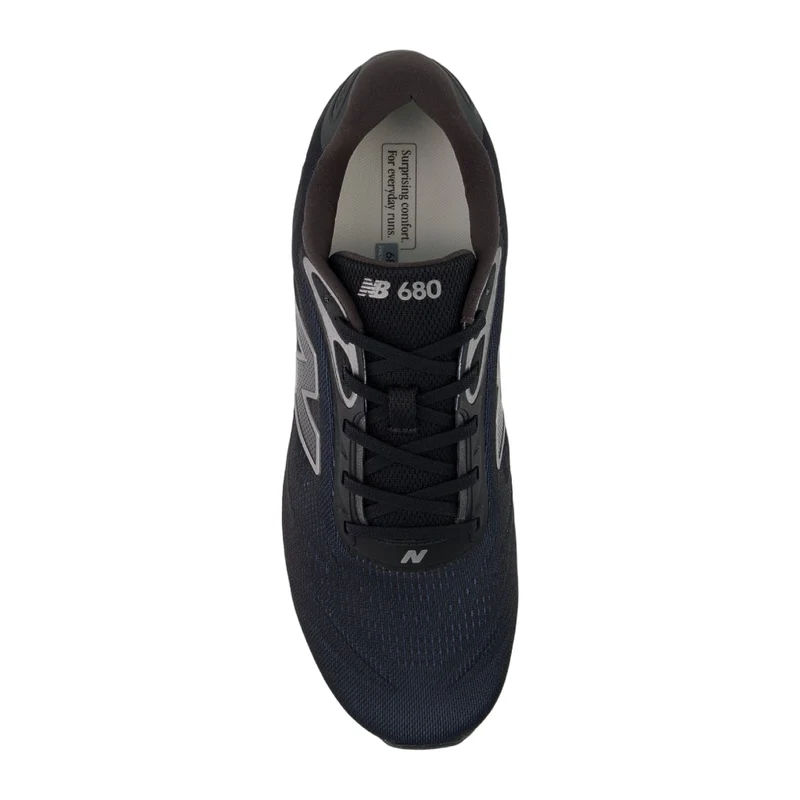 New Balance Tenis 680 V9 Negro/Blanco, para Hombre