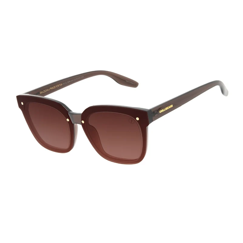 Chilli Beans Anteojos Cuadrado Gradiant Brown, para Mujer