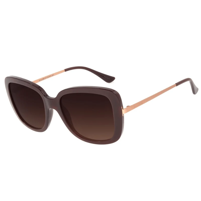 Chilli Beans Anteojos Cuadrados Brown/Wine Gradient, para Mujer