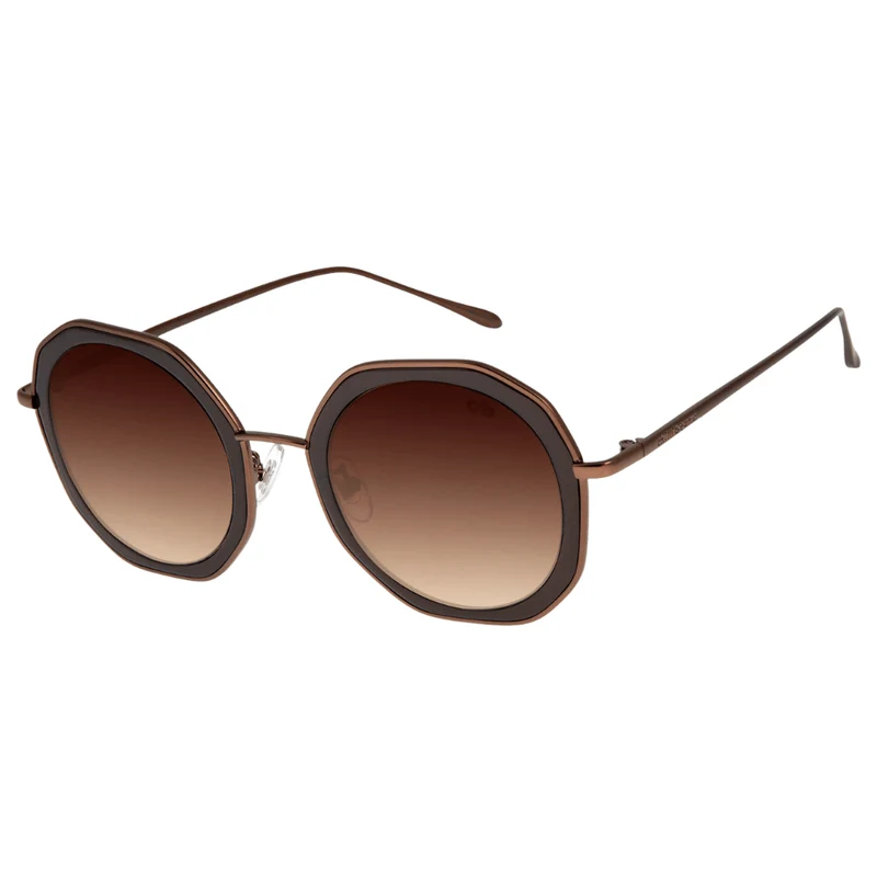 Chilli Beans Anteojos Redondos Dark Brown, para Mujer