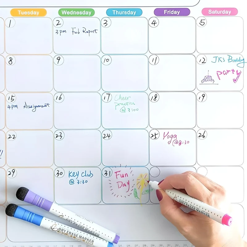 Miomu Pizarra Magnética-Planificador para Refrigerador