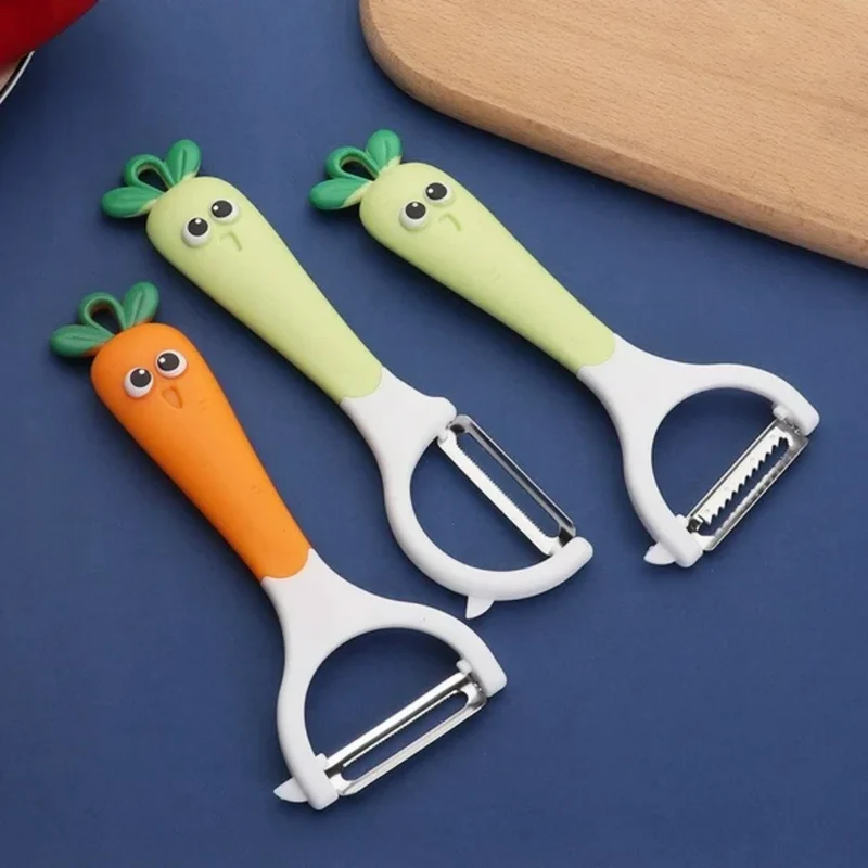 Miomu Pelador de Verduras, Diseño Zanahoria con Ojos