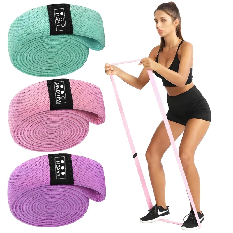 Miomu Set de 3 Bandas Elásticas de Resistencia para Piernas