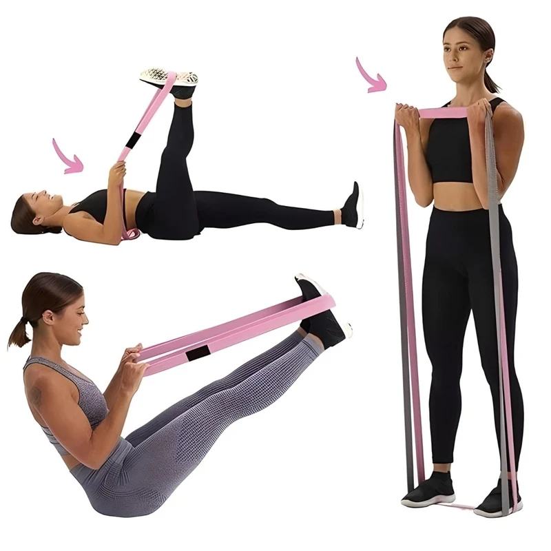 Miomu Set de 3 Bandas Elásticas de Resistencia para Piernas
