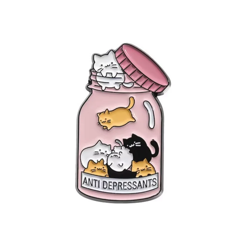Miomu Miomu Pin Esmaltado para Bolsos y Chaquetas