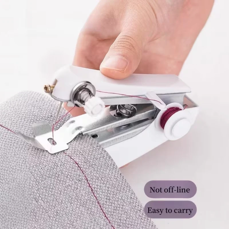 Miomu Mini Máquina de Coser Portátil Manual para Reparación de Ropa