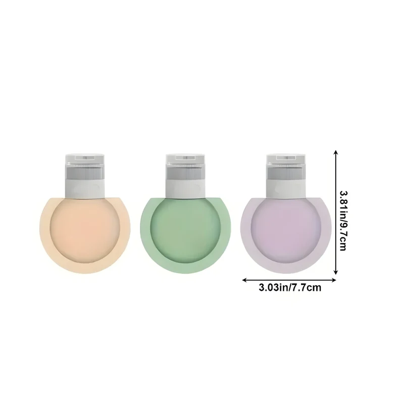 Miomu Mini Botellas de Viaje Dispensadoras, 3 Piezas