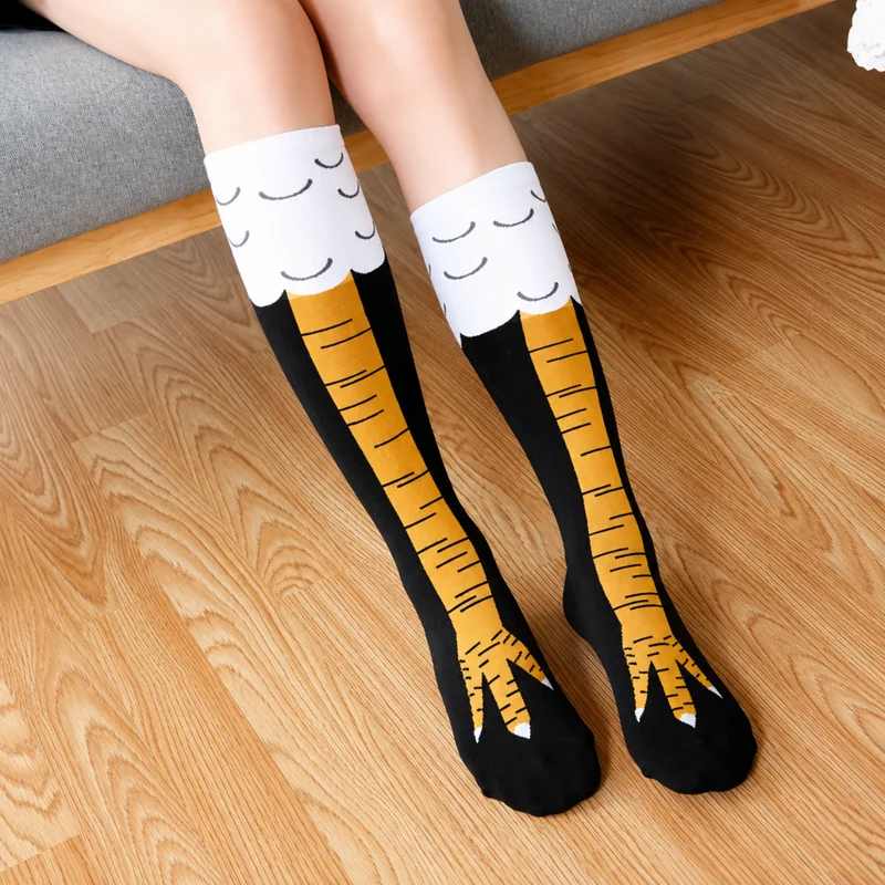 Miomu Medias Altas, Diseño Patas de Pollo