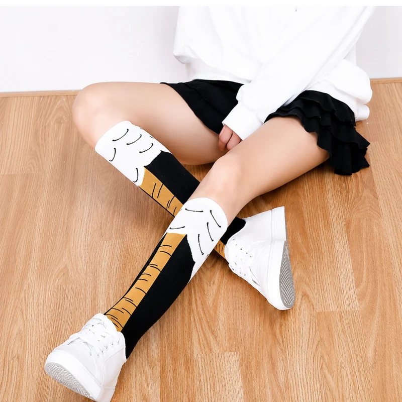 Miomu Medias Altas, Diseño Patas de Pollo