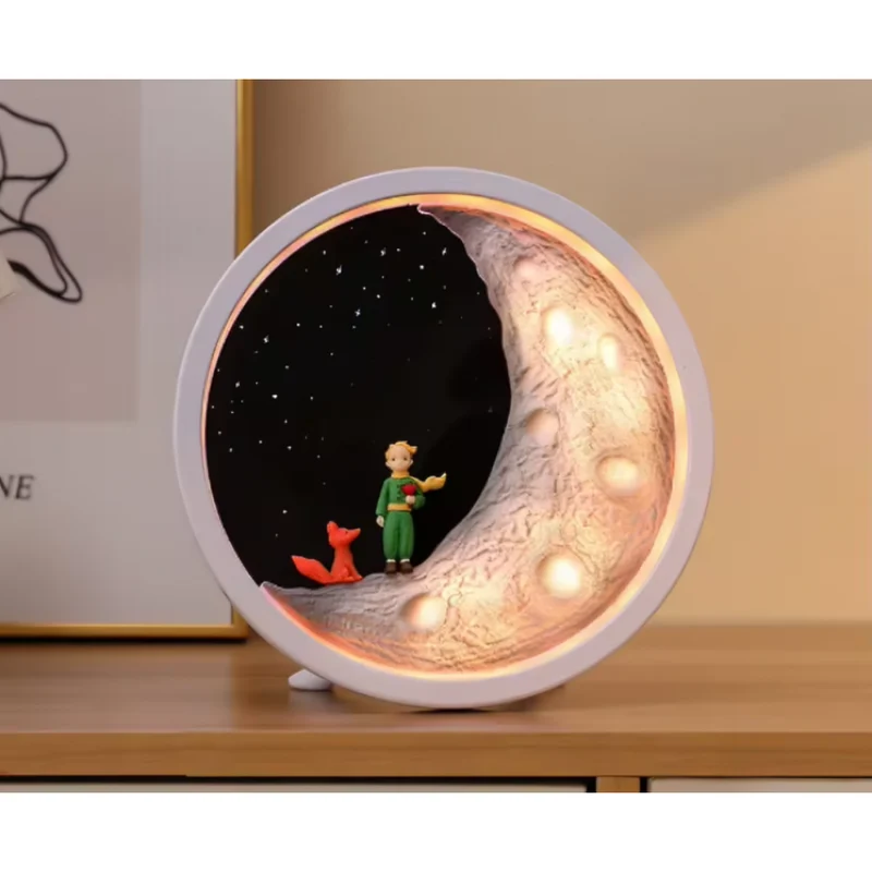 Miomu Lámpara y Parlante Invisible a Luz, Diseño Luna