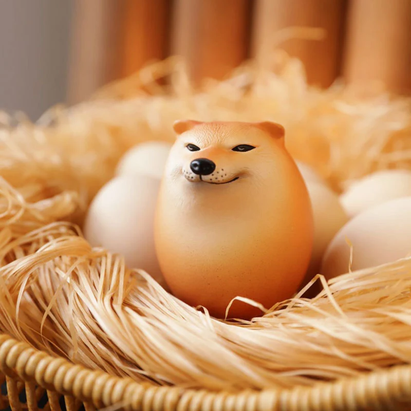 Miomu Juguete Antiestrés Huevito Shiba Inu