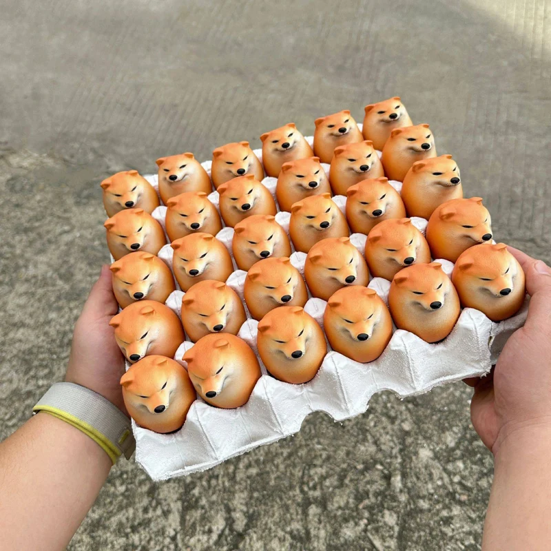 Miomu Juguete Antiestrés Huevito Shiba Inu