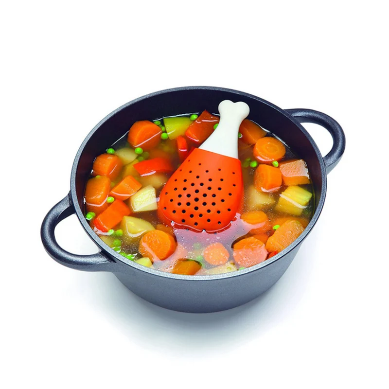 Miomu Infusor de Especias para Cocina, Diseño Piernita de Pollo