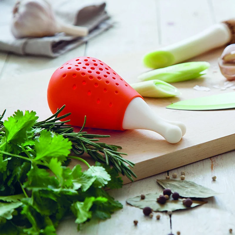 Miomu Infusor de Especias para Cocina, Diseño Piernita de Pollo