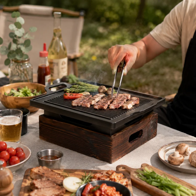 Miomu Grill BBQ Portátil Sin Humo