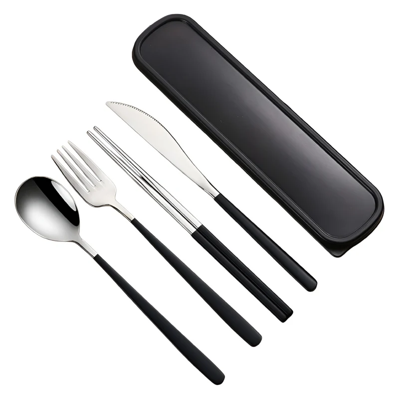 Miomu Set De Cubiertos de Acero Inoxidable con Estuche