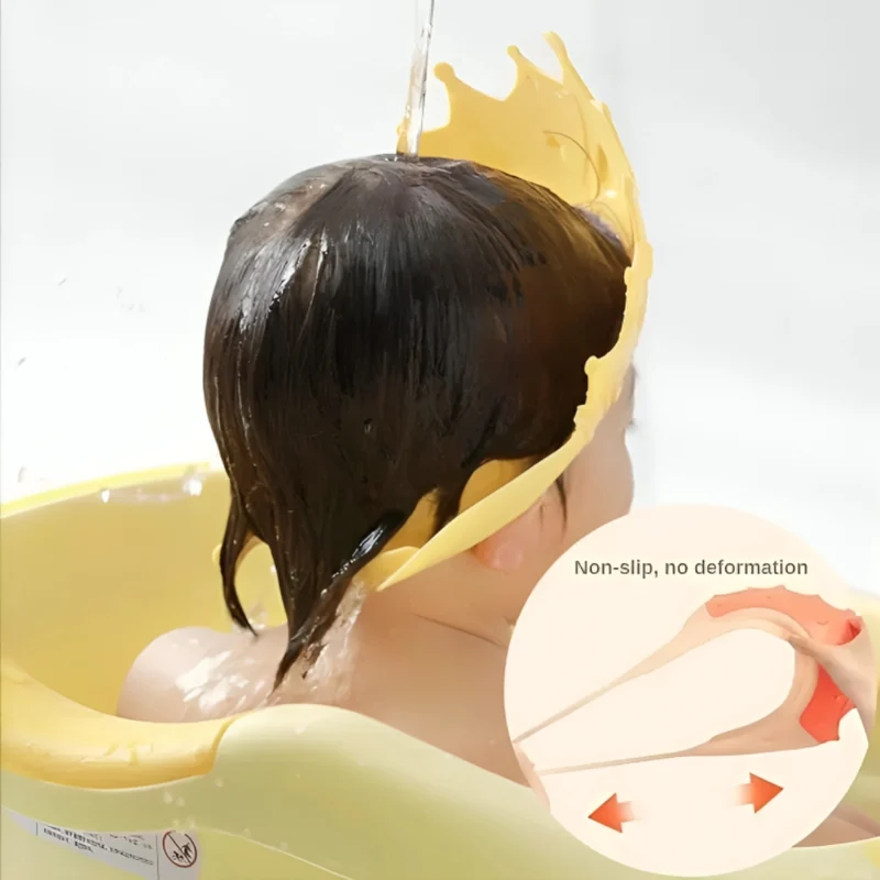 Miomu Gorro de Baño Impermeable para Niños, Diseño Corona