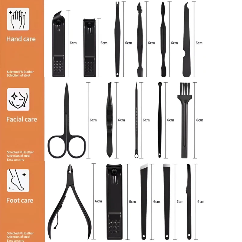 Miomu Kit Herramientas de Cuidado Personal para Hombre