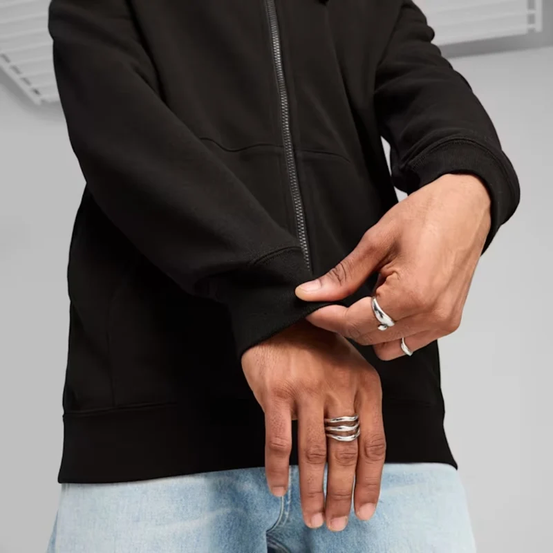 Puma Sudadera con Capucha Essentials Small Logo Negro, para Hombre