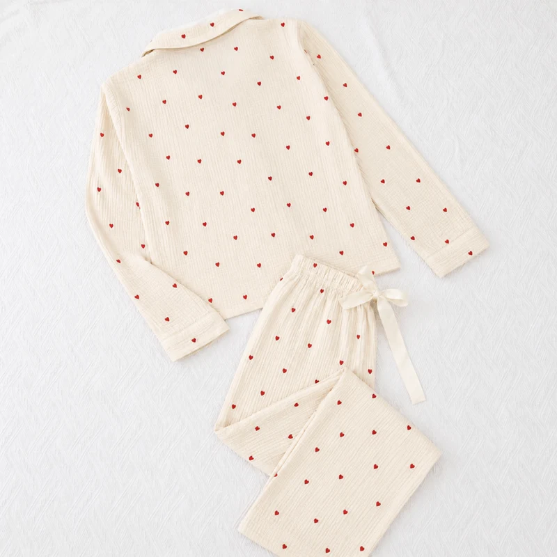 Miomu Pijama de 2 Piezas, Sinfonía de Corazones