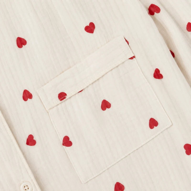 Miomu Pijama de 2 Piezas, Sinfonía de Corazones