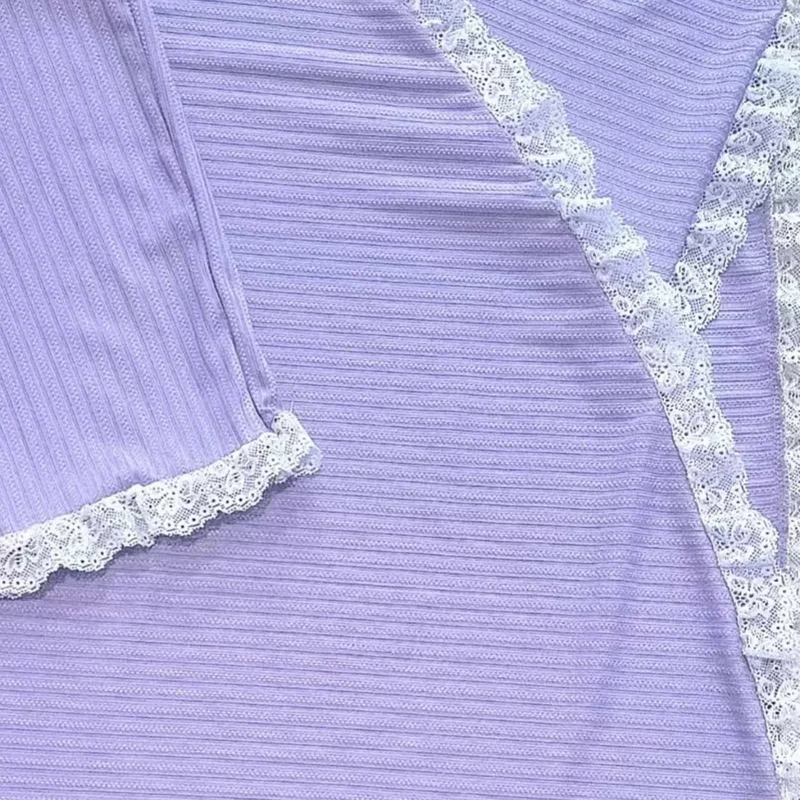Miomu Pijama de 2 Piezas, Lavanda Real