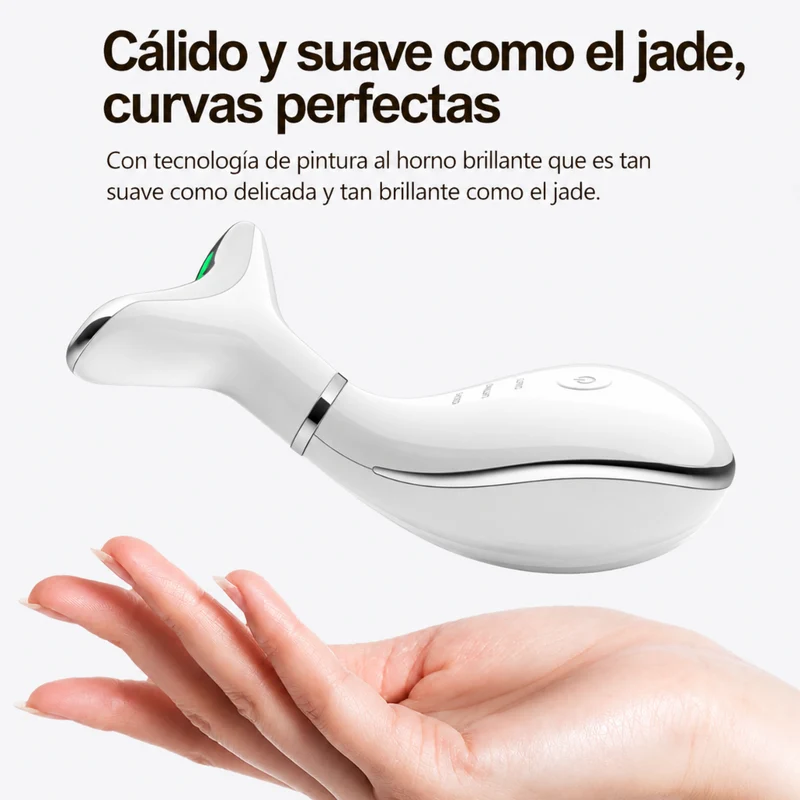 Miomu Masajeador Facial y de Cuello con Luz Roja