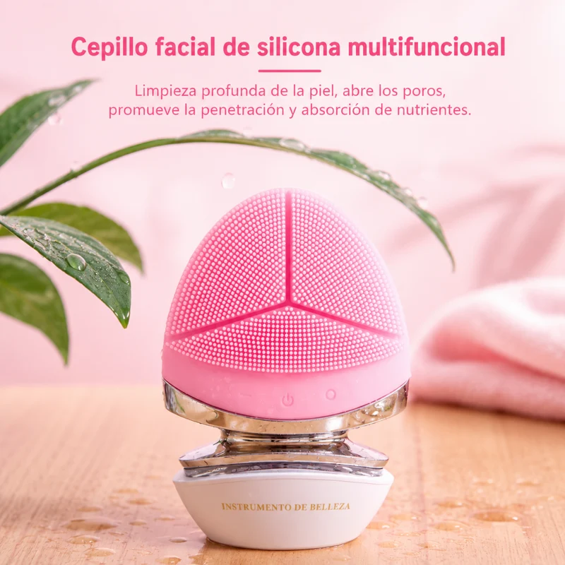 Miomu Mini Cepillo Facial Ultrasónico Vibratorio Impermeable