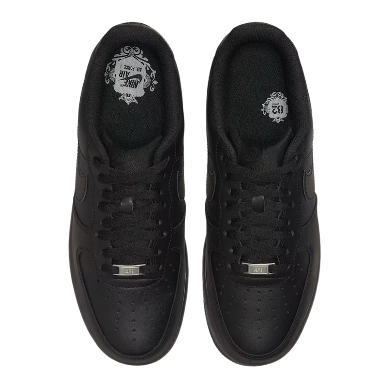Nike Tenis Air Force 1 '07 LE Negro, para Hombre