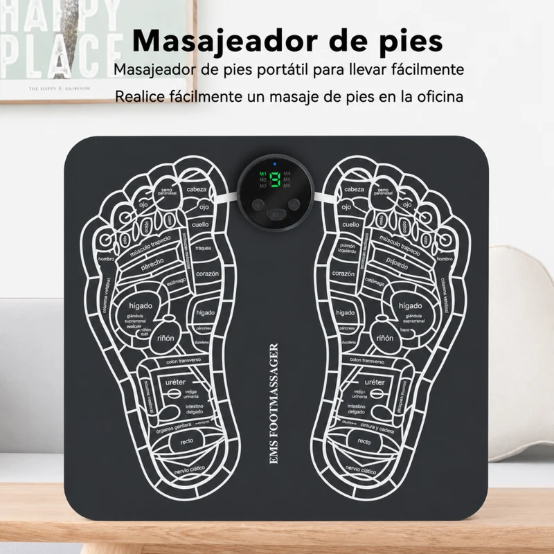 Miomu Masajeador EMS Adiós Pies Cansados para Reflexología Podal