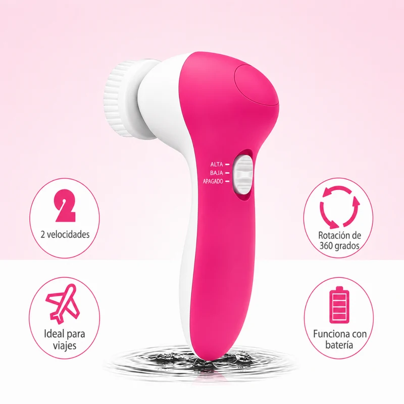 Miomu Cepillo de Limpieza Facial Profunda y Masaje