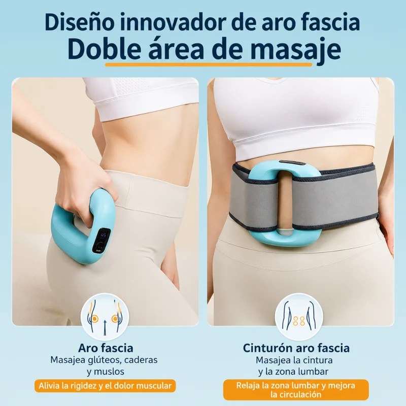 Miomu Anillo de Fascia para Yoga Vibratorio Masaje de Hombros y Cuello