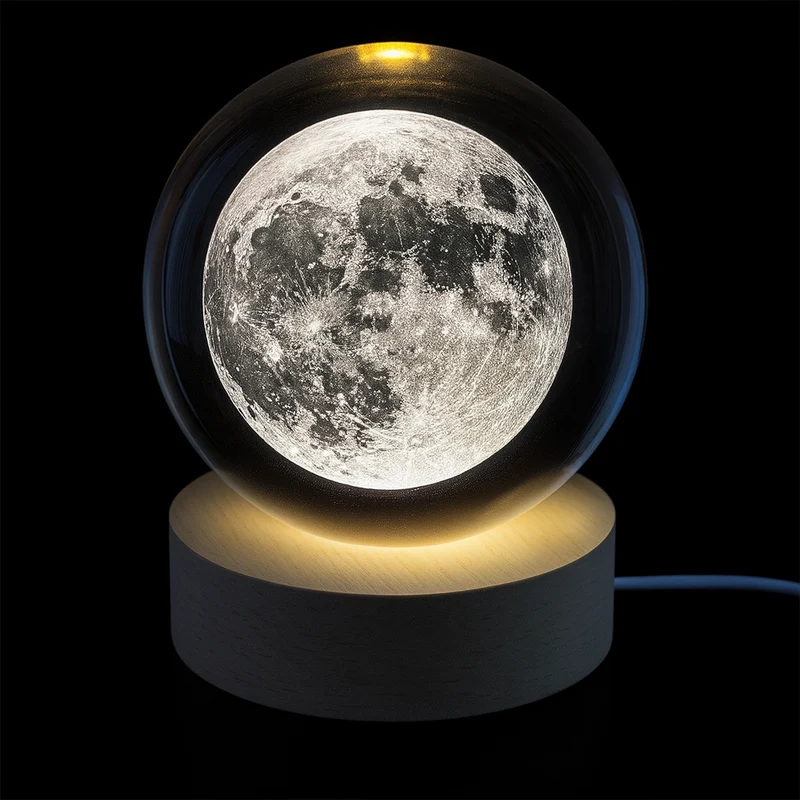 Miomu Lámpara Esférica LED con Diseño de la Luna