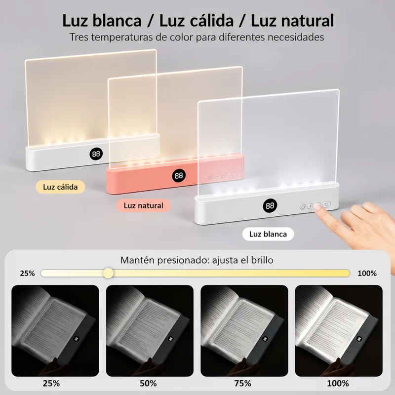 Miomu Lámpara LED de Lectura Recargable