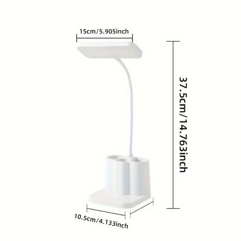 Miomu Lámpara LED de Escritorio con Luz Ajustable y Soporte para Celular