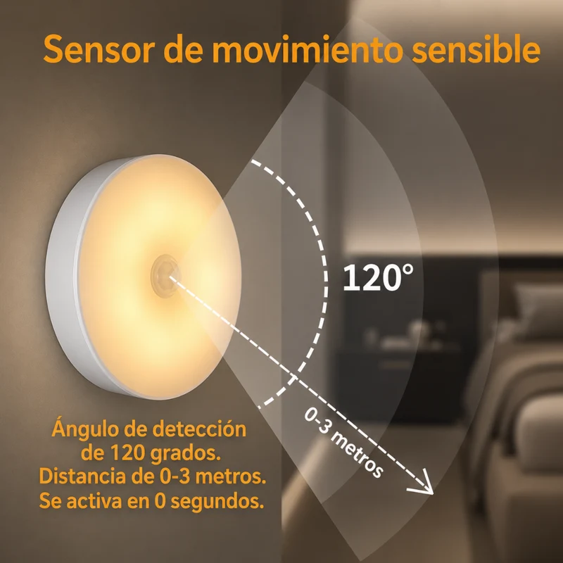 Miomu Luz Nocturna Inteligente con Sensor de Movimiento