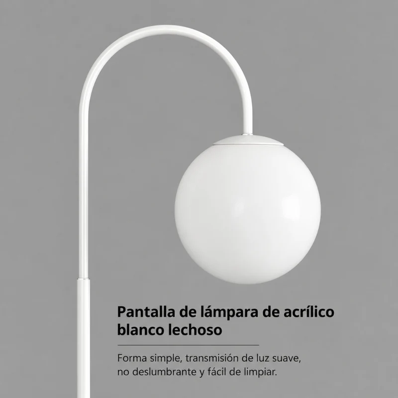 Miomu Lámpara LED de Pie 3D Lunar