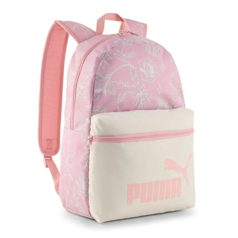 Puma Mochila Casual Phase AOP Logotipo Negro, Unisex