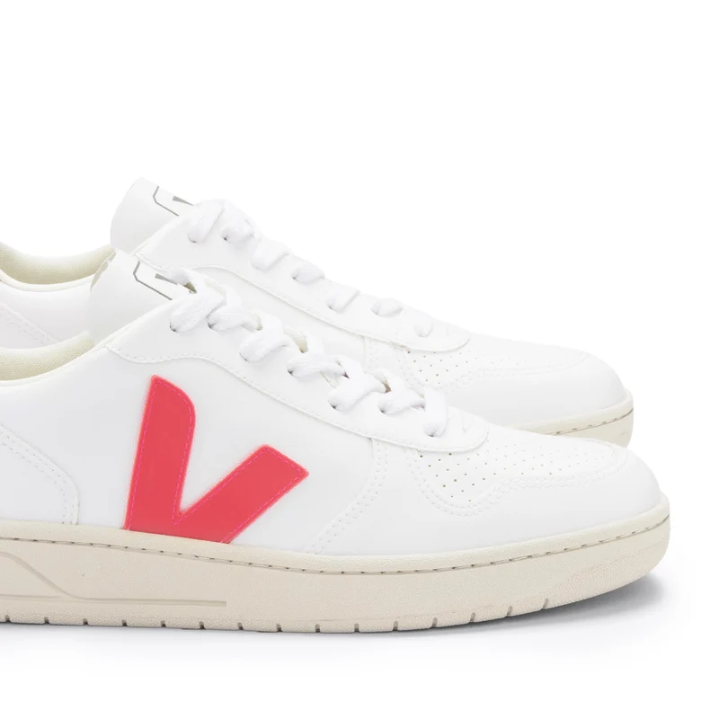 Deportiva blanco/naranja V10 Veja