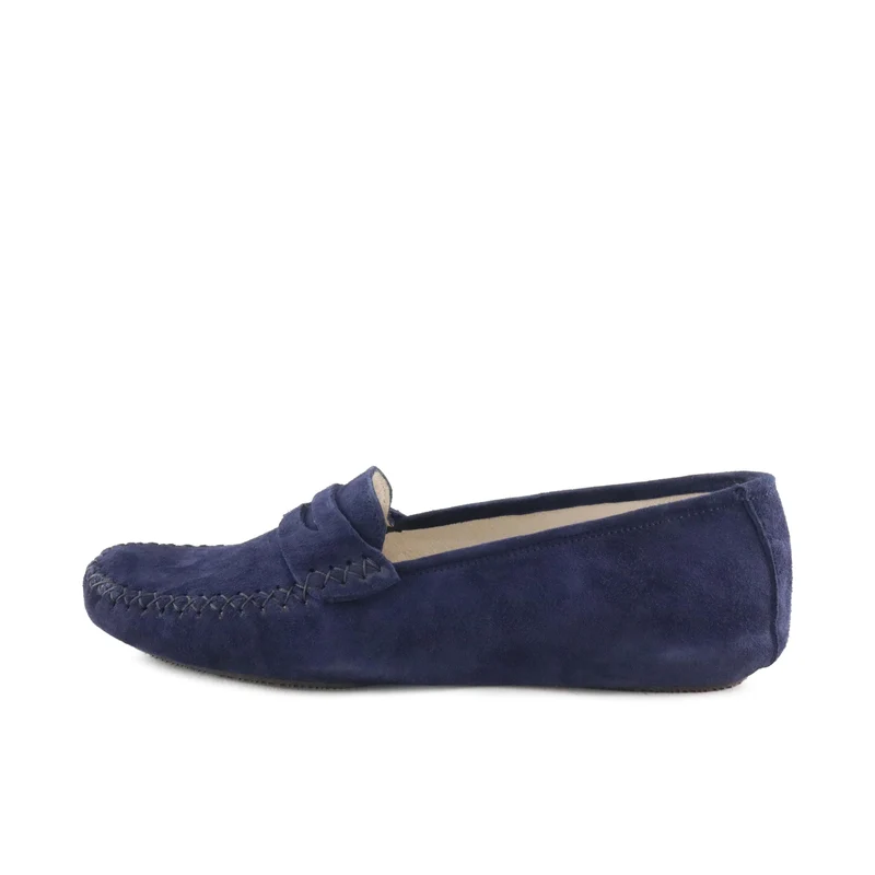 Zapatilla casa serraje azul 870 Jeromín