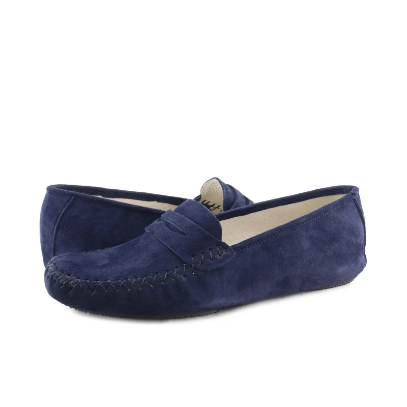 Zapatilla casa serraje azul 870 Jeromín