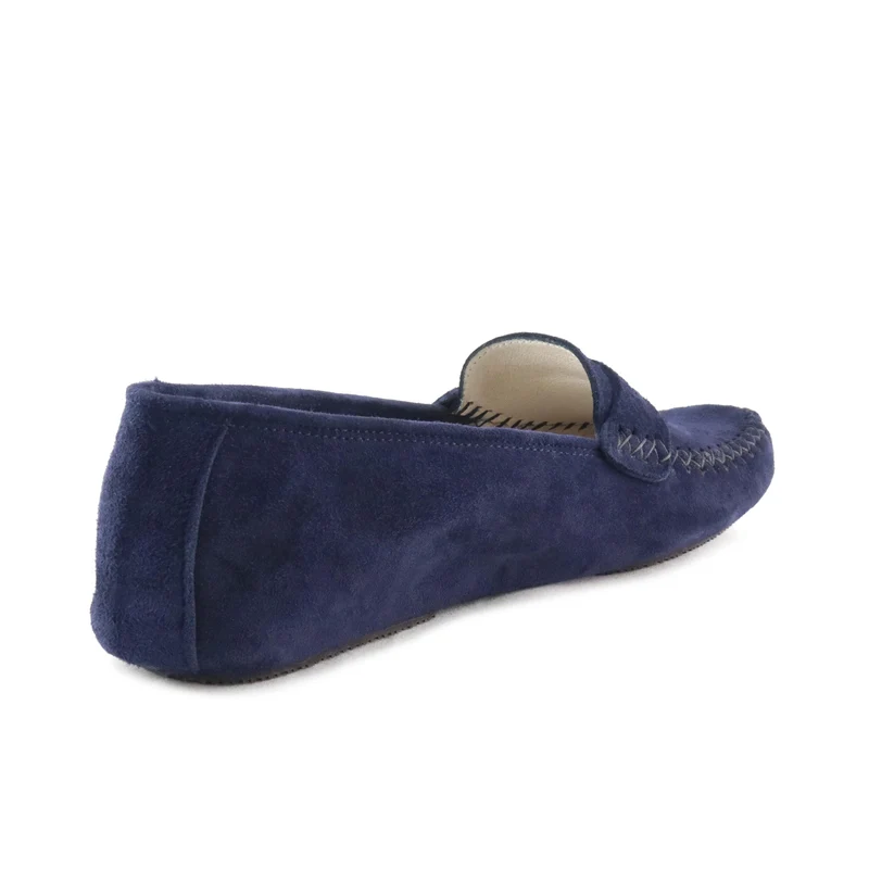 Zapatilla casa serraje azul 870 Jeromín