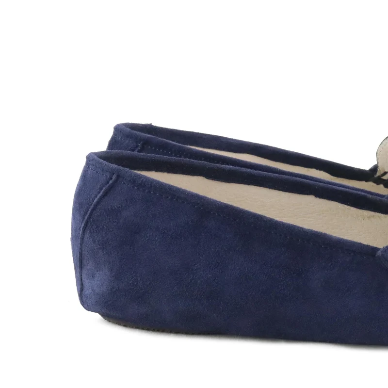 Zapatilla casa serraje azul 870 Jeromín