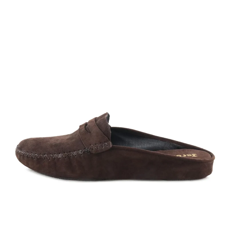Zapatilla casa serraje marrón 2505 Jeromín