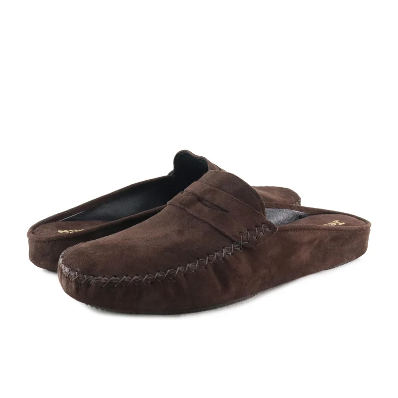 Zapatilla casa serraje marrón 2505 Jeromín